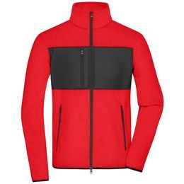 BLUZĂ TRENING FLEECE BĂRBAȚI JN1312 - HANORACE DIN FLEECE - ÎMBRĂCĂMINTE