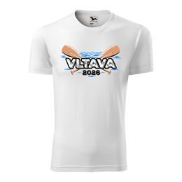 TRIČKO S POTISKEM "VLTAVA" - VODÁCI - OBLEČENÍ