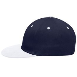 KÉTSZÍNŰ FLATPEAK SAPKA MB6581 - EGYENES SILTTEL - BASEBALL SAPKÁK ÉS SAPKÁK