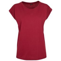 DAMEN T-SHIRT MIT UMGESCHLAGENEN ÄRMELN - KURZARM-T-SHIRTS - KLEIDUNG