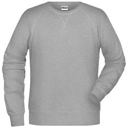 HERREN SWEATSHIRT OHNE KAPUZE AUS BIO-BAUMWOLLE 8022 - SWEATSHIRTS OHNE REISSVERSCHLUSS - KLEIDUNG