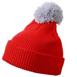 CĂCIULĂ DE IARNĂ CU POMPON MB7967 - FESURI CU POMPON - ACCESORII