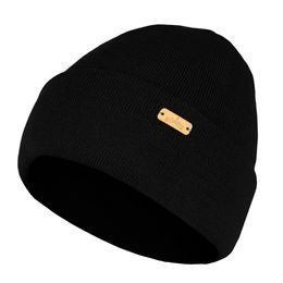 DOPPEL-STRICKMÜTZE FÜR HERREN MIT UMSCHLAGBUND - STRICKMÜTZEN - CAPS UND MÜTZEN