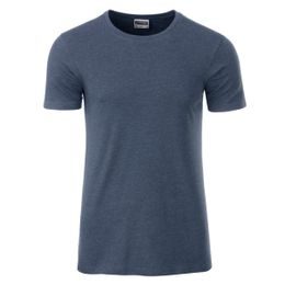 TRICOU CLASIC PENTRU BĂRBAȚI DIN BUMBAC ORGANIC 8008 - TRICOURI DIN BUMBAC ORGANIC - ÎMBRĂCĂMINTE