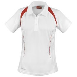 DAMEN SPORT POLO-SHIRT TEAM SPIRIT - SPORT T-SHIRTS MIT KURZEN ÄRMELN - SPORT KLEIDUNG