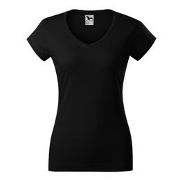 DÁMSKE TRIČKO FIT V-NECK - TRIČKÁ S KRÁTKYM RUKÁVOM - OBLEČENIE