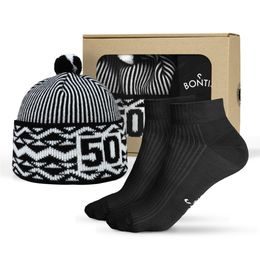 SET CADOU: CĂCIULĂ ANIVERSARĂ BONTIS ZMIJOVKA CU ȘOSETE - CĂCIULI TRICOTATE "ZMIJOVKA" DE LA BONTIS - ACCESORII