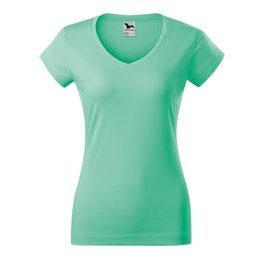 NŐI PÓLÓ FIT V-NECK - RÖVID UJJÚ PÓLÓK - RUHÁZAT