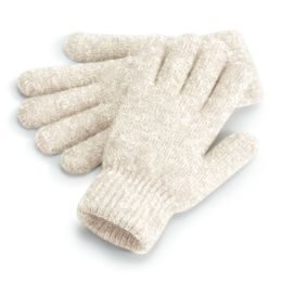 Mănuși de iarnă tricotate pufoase
