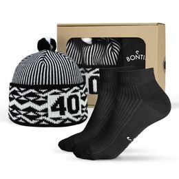 SET CADOU: CĂCIULĂ ANIVERSARĂ BONTIS ZMIJOVKA CU ȘOSETE - CĂCIULI TRICOTATE "ZMIJOVKA" DE LA BONTIS - ACCESORII