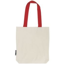 Nákupná taška s farebnými uškami z organickej Fairtrade bavlny
