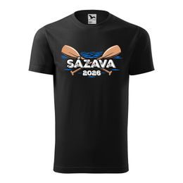 TRIČKO S POTISKEM "SÁZAVA" - VODÁCI - OBLEČENÍ