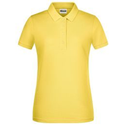 DAMEN POLOSHIRT AUS BIO-BAUMWOLLE 8009 - KURZARM POLO-SHIRTS - KLEIDUNG