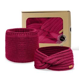 DÁRKOVÉ BALENÍ: PŘEKŘÍŽENÁ ČELENKA A NÁKRČNÍK - ČELENKY - KŠILTOVKY A ČEPICE