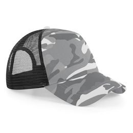 Camouflage Cap mit Netzrückseite