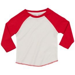 Langärmeliges Baby T-Shirt, zweifarbig