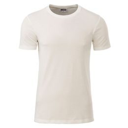 TRICOU CLASIC PENTRU BĂRBAȚI DIN BUMBAC ORGANIC 8008 - TRICOURI DIN BUMBAC ORGANIC - ÎMBRĂCĂMINTE