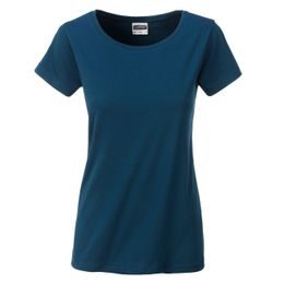 TRICOU CLASIC DE DAMĂ DIN BUMBAC ORGANIC 8007 - TRICOURI DIN BUMBAC ORGANIC - ÎMBRĂCĂMINTE