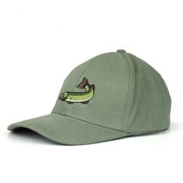CAP MIT STICKEREI HECHT - ANGLER - KLEIDUNG