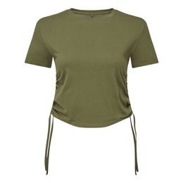DÁMSKÝ ŘASENÝ CROP TOP - CROP TOPY - OBLEČENÍ