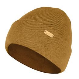 PLETENÁ DVOJITÁ PÁNSKÁ ČEPICE S LEMEM - PLETENÉ ČEPICE - KŠILTOVKY A ČEPICE