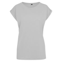 DAMEN T-SHIRT MIT UMGESCHLAGENEN ÄRMELN - KURZARM-T-SHIRTS - KLEIDUNG