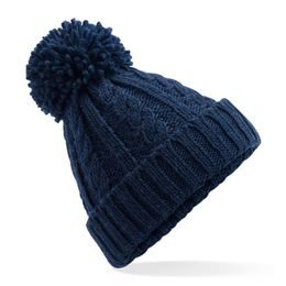 ELEGANTE STRICKMÜTZE MELANGE - BOMMELMÜTZEN - CAPS UND MÜTZEN