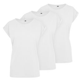 SET 3 KS: DÁMSKÉ TRIČKO S OHRNUTÝMI RUKÁVY - TRIČKA S KRÁTKÝM RUKÁVEM - OBLEČENÍ