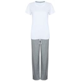 DAMEN LANGARM-BAUMWOLLPYJAMA-SET - PYJAMAS - KLEIDUNG