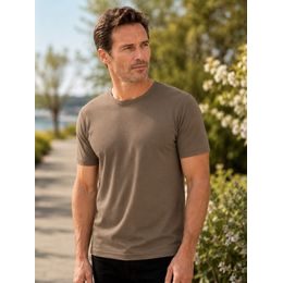 TRICOU BĂRBĂTESC INTERLOCK CU MÂNECĂ SCURTĂ - TRICOURI CU MÂNECĂ SCURTĂ - ÎMBRĂCĂMINTE