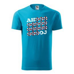 TRIČKO S POTISKEM "AHOOOJ" - VODÁCI - OBLEČENÍ