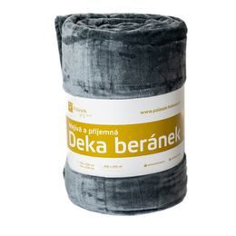 MIKROFLEECE TAKARÓ BÁRÁNYBŐR HATÁSÚ BÉLÉSSEL - TAKARÓK - HÁZTARTÁS