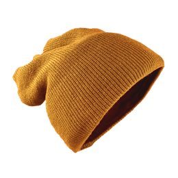 HERREN LANGE WINTER BEANIE - STRICKMÜTZEN - CAPS UND MÜTZEN