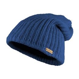 DAMEN LANGE WINTER BEANIE MIT FLEECE - STRICKMÜTZEN - CAPS UND MÜTZEN