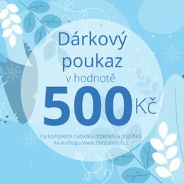 DÁRKOVÝ POUKAZ 500 KČ - DÁRKY PRO MUŽE