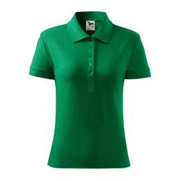 DAMEN POLO-SHIRT COTTON HEAVY - KURZARM POLO-SHIRTS - KLEIDUNG