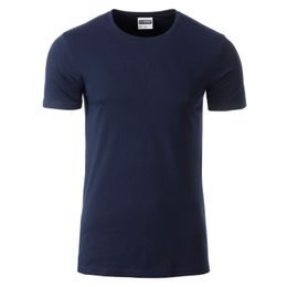 TRICOU CLASIC PENTRU BĂRBAȚI DIN BUMBAC ORGANIC 8008 - TRICOURI DIN BUMBAC ORGANIC - ÎMBRĂCĂMINTE