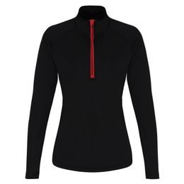 DÁMSKE TRIČKO S DLHÝM RUKÁVOM A 1/4 ZIPSOM - ŠPORTOVÉ TRIČKÁ S DLHÝM RUKÁVOM - ŠPORTOVÉ OBLEČENIE
