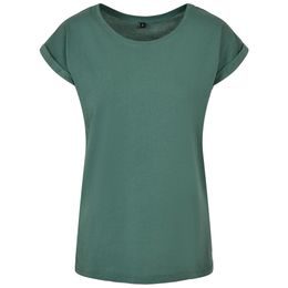 DAMEN T-SHIRT MIT UMGESCHLAGENEN ÄRMELN - KURZARM-T-SHIRTS - KLEIDUNG