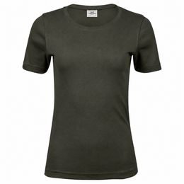 TRICOU DE DAMĂ CU MÂNECĂ SCURTĂ INTERLOCK - TRICOURI CU MÂNECĂ SCURTĂ - ÎMBRĂCĂMINTE