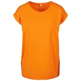 DAMEN T-SHIRT MIT UMGESCHLAGENEN ÄRMELN - KURZARM-T-SHIRTS - KLEIDUNG