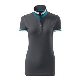 DAMEN POLO-SHIRT COLLAR UP - KURZARM POLO-SHIRTS - KLEIDUNG