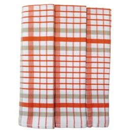 KOCKÁS KONYHARUHA EGYPT – 3 DARABOS SZETT - PAMUT KONYHARUHÁK - HÁZTARTÁS