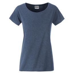 TRICOU CLASIC DE DAMĂ DIN BUMBAC ORGANIC 8007 - TRICOURI DIN BUMBAC ORGANIC - ÎMBRĂCĂMINTE