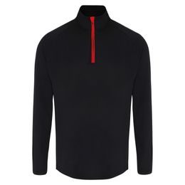 PÁNSKÉ TRIČKO S DLOUHÝM RUKÁVEM A 1/4 ZIPEM - SPORTOVNÍ TRIČKA S DLOUHÝM RUKÁVEM - SPORTOVNÍ OBLEČENÍ