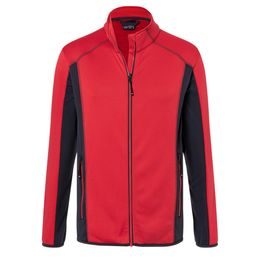 HANORAC STRETCH DE BĂRBAȚI DIN FLEECE JN784 - HANORACE SPORT CU FERMOAR - ECHIPAMENT SPORTIV