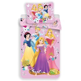 LENJERIE INCLUSĂ PRINȚESE DISNEY - LENJERIE DE PAT CU IMPRIMEU - GOSPODĂRIE