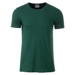 TRICOU CLASIC PENTRU BĂRBAȚI DIN BUMBAC ORGANIC 8008 - TRICOURI DIN BUMBAC ORGANIC - ÎMBRĂCĂMINTE