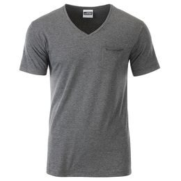 TRICOU PENTRU BĂRBAȚI DIN BUMBAC ORGANIC 8004 - TRICOURI DIN BUMBAC ORGANIC - ÎMBRĂCĂMINTE