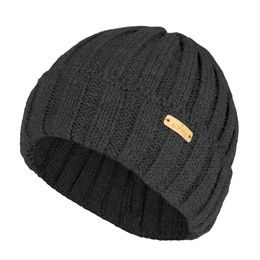 PÁNSKÁ PLETENÁ ČEPICE S ŽEBROVANÝM VZOREM - PLETENÉ ČEPICE - KŠILTOVKY A ČEPICE